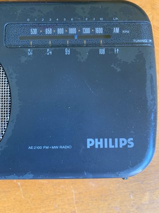 Radio Philips AE 2100 FM/MW Negra