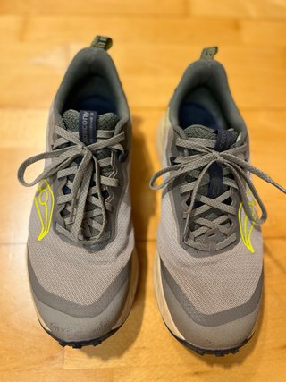 Zapatillas Saucony Peregrine 15 Gris/Verde Lima