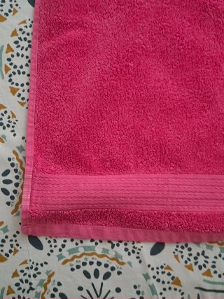 Asciugamano grande rosa fluo