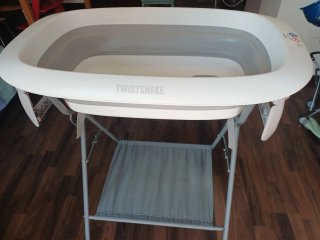 Bañera Plegable Twistshake Gris