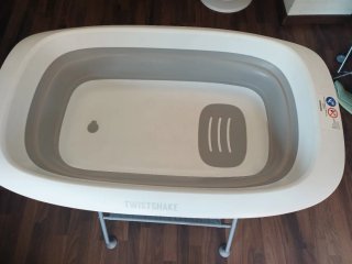 Bañera Plegable Twistshake Gris