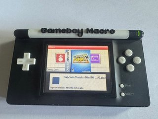 Nintendo Game Boy Macro Negra y Blanca