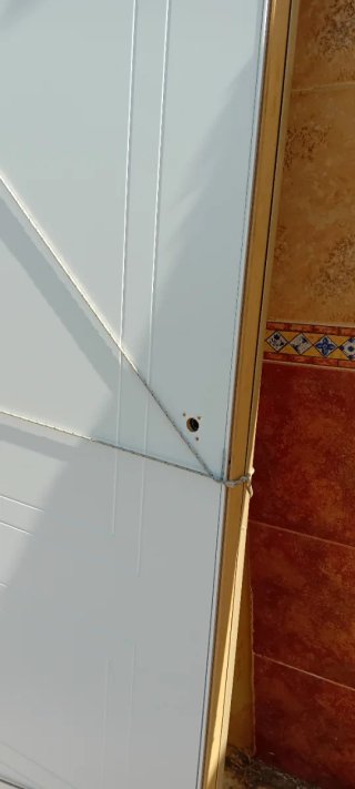 Puerta interior lacada  blanca 70 cm derecha