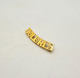 Colgante Nombre DOLORES de oro de 18k, 1.98 g.