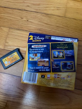 Juego GBA Lilo & Stitch 2 + Peter Pan