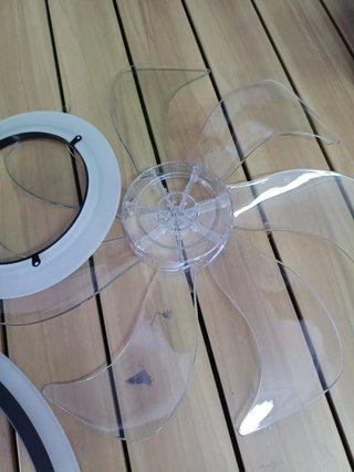 Caufloce 95cm Lamparas Ventilador De Techo RGB