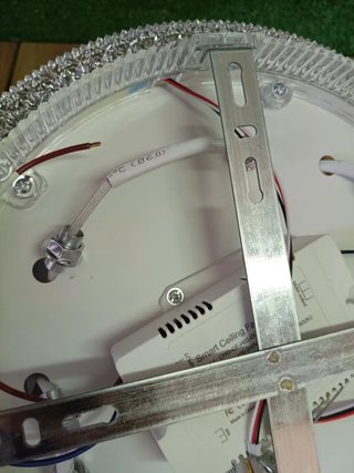 Caufloce 95cm Lamparas Ventilador De Techo RGB