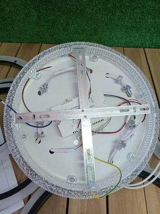 Caufloce 95cm Lamparas Ventilador De Techo RGB