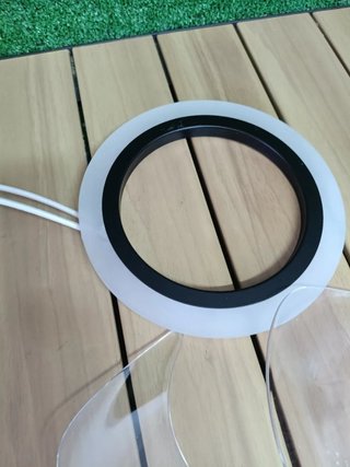 Caufloce 95cm Lamparas Ventilador De Techo RGB