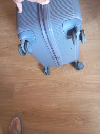 Maleta Massimo Dutti Gris 70x50x29
