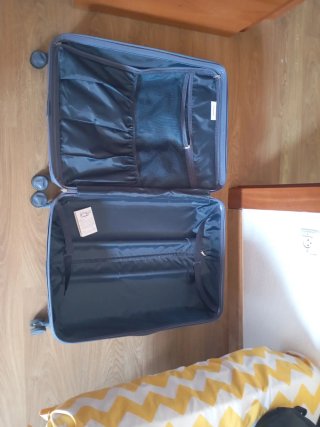 Maleta Massimo Dutti Gris 70x50x29