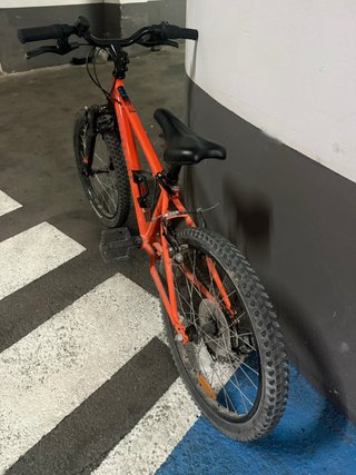 Bicicleta Montaña Niño Rockrider Naranja