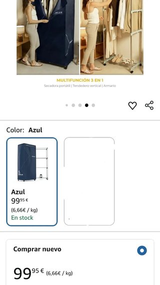 Newlux - Secadora de Ropa Eléctrica Portátil
