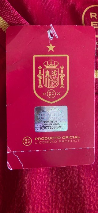 Camiseta Oficial RFEF Selección Española XL