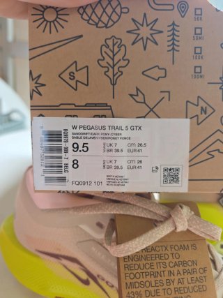 Nike Pegasus Trail Gore-Tex Beige/Verde