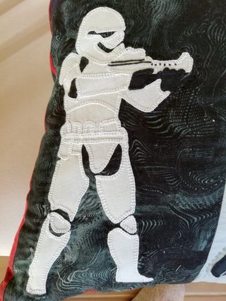 Dos Cojines Star Wars de Patchwork
