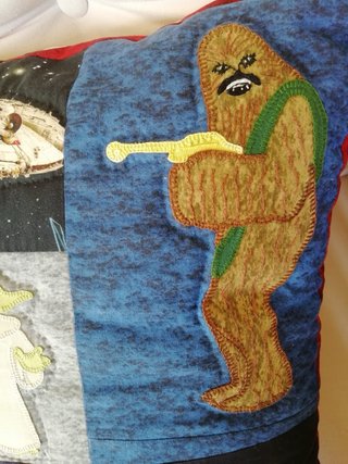 Dos Cojines Star Wars de Patchwork