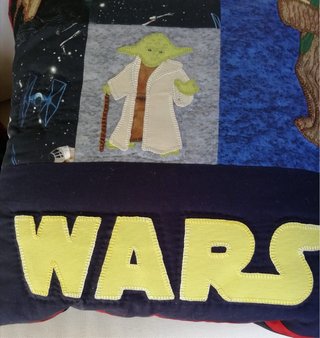 Dos Cojines Star Wars de Patchwork