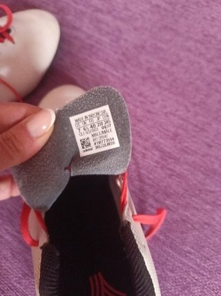 Deportivas Adidas Blancas y Rojas