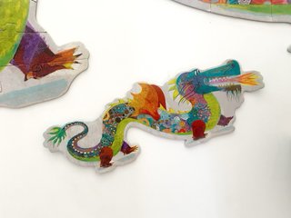 Puzzle Dragón Gigante Infantil Djeco