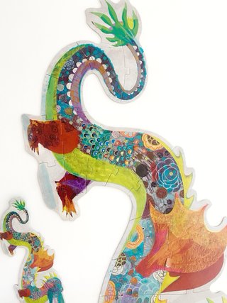 Puzzle Dragón Gigante Infantil Djeco