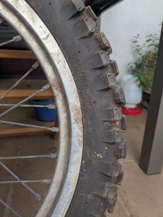 Rueda trasera Derbi Senda