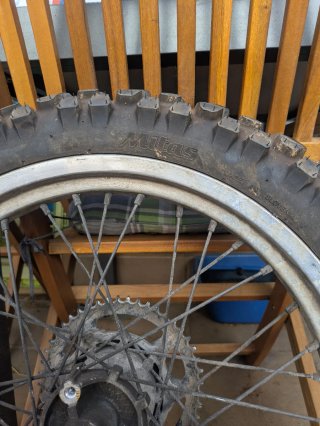 Rueda trasera Derbi Senda
