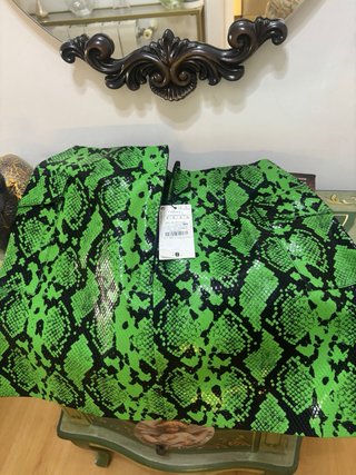Minifalda Sfera efecto piel serpiente