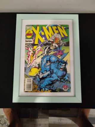 Comic x-men enmarcado