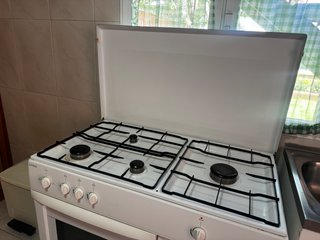 Cocina de gas LYNX blanca