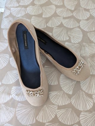 Bailarinas Sfera Shoes Beige Talla 37