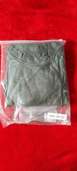 Camiseta cuello alto gris hombre manga larga