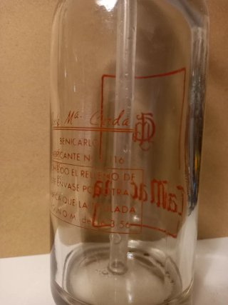 Botella Sifón La Macaria Benicarló