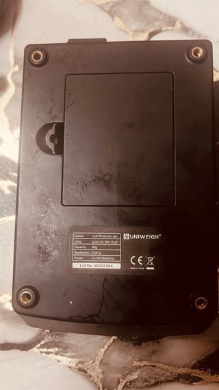 Báscula de precisión UNIWEIGH UNI-TR-50-001-BK
