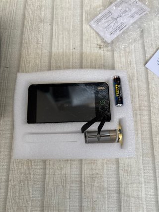 Amig Mirilla Digital Puertas LCD 4 Oro