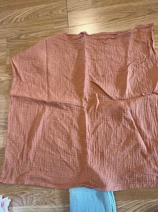 Muselinas con estampado de arcoíris