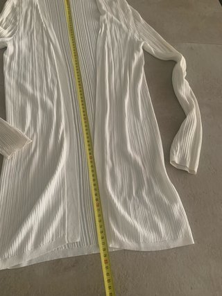 Chaqueta punto Zara blanca talla S