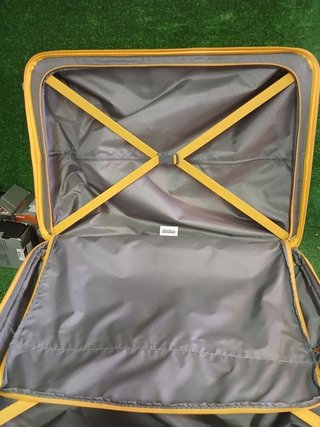 Maleta American Tourister Soundbox 77 cm amarilla