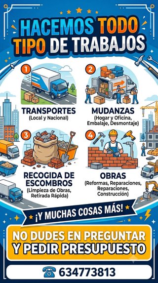 Tras portes y mudanzas