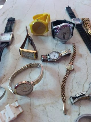 Lote de relojes: chapado oro y antiguos####