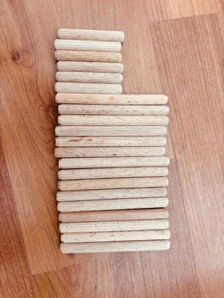Kit Construcción palos de Madera