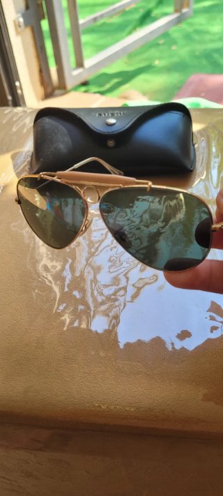 Gafas Ray-Ban Shooter Calibre 58/09 Doradas