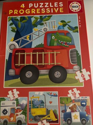 Puzzle 4 Puzzles Progresivos Educa