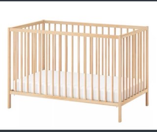 Cuna Ikea SNIGLAR + Colchón La Cigüeña