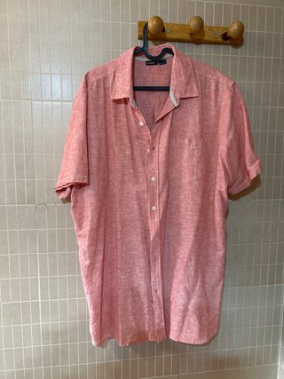 Camisa Lino Manga Corta Livergy Talla L