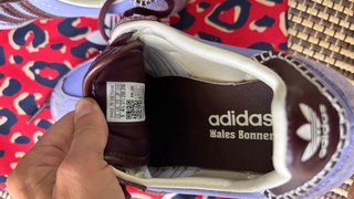 Zapatillas Adidas x Wales Bonner Morado/Granate