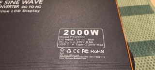 Inversor Onda Pura 2000W DATOU BOSS