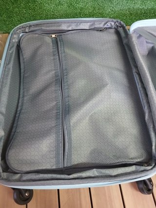 Maleta Trolley Roll Road Flex 55 cm ABS azul claro