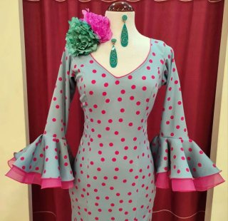 Vestido de flamenca con lunares