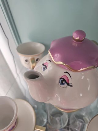 Lote Disney La Bella y La Bestia Mrs Potts